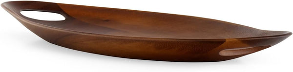 Nambe Portable Wood Tray 18 Inch