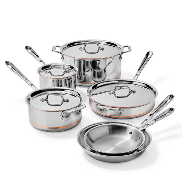All-Clad Copper Core 10 Piece Cookware Set