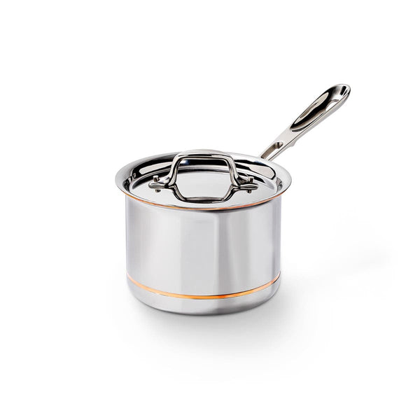All-Clad Copper Core Sauce Pan with lid, 2 quart