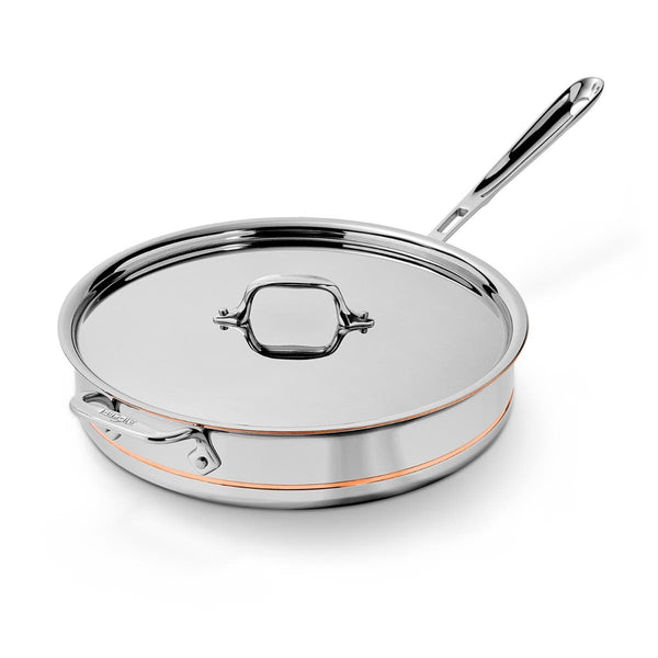 All-Clad Copper Core Saute Pan with lid, 5 quart