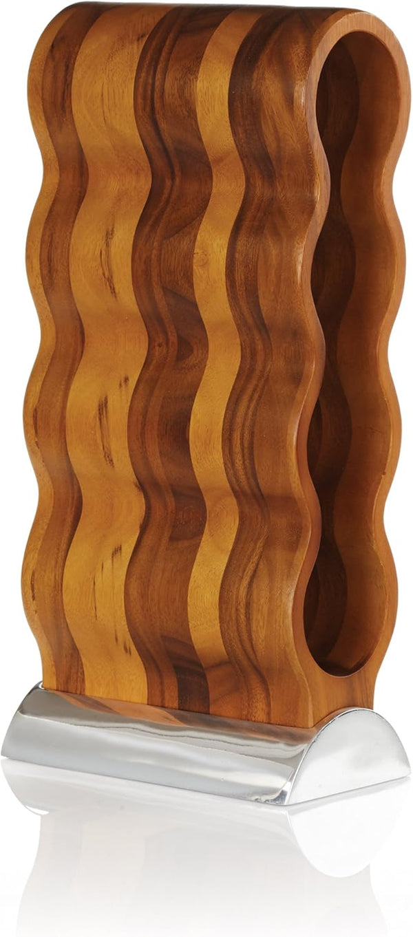 Nambe Curvo Wine Rack 17.5 Inches