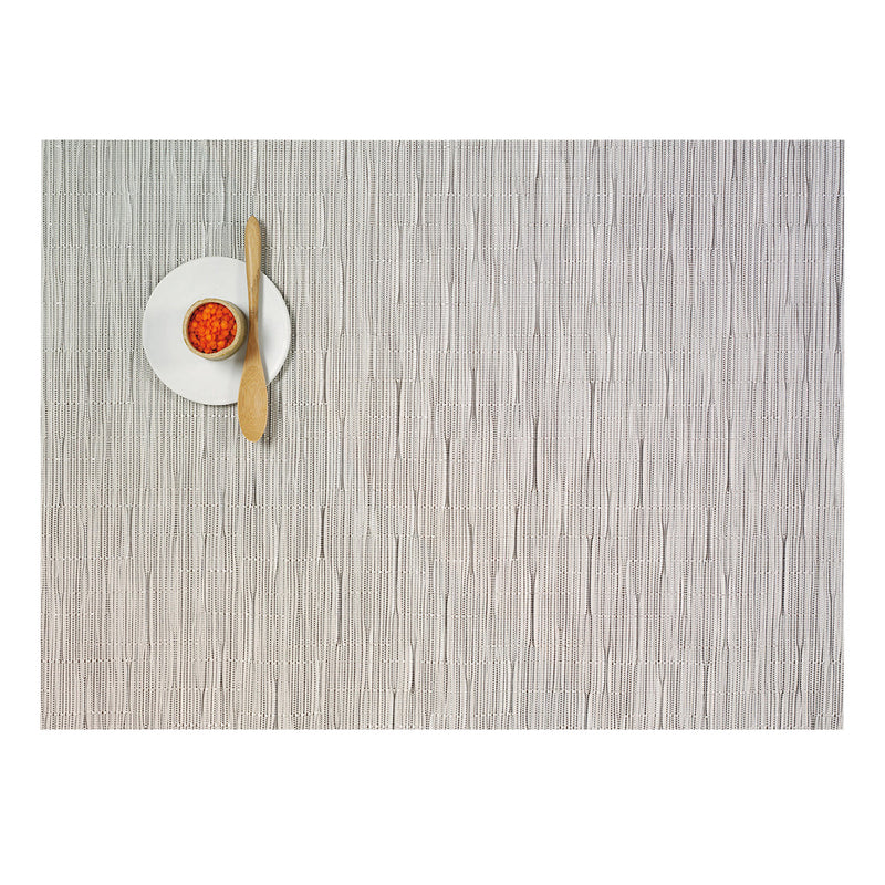 Chilewich Table Mats Rectangular or Square — Chalk Bamboo 12x16