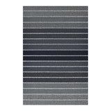 Chilewich Shag Floormats 24x36 — Denim / Block Stripe