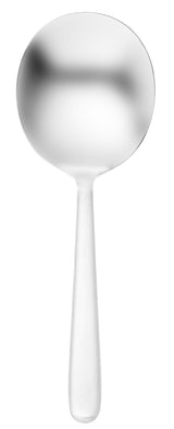 Cassini Satin Flatware Round Serving Spoon