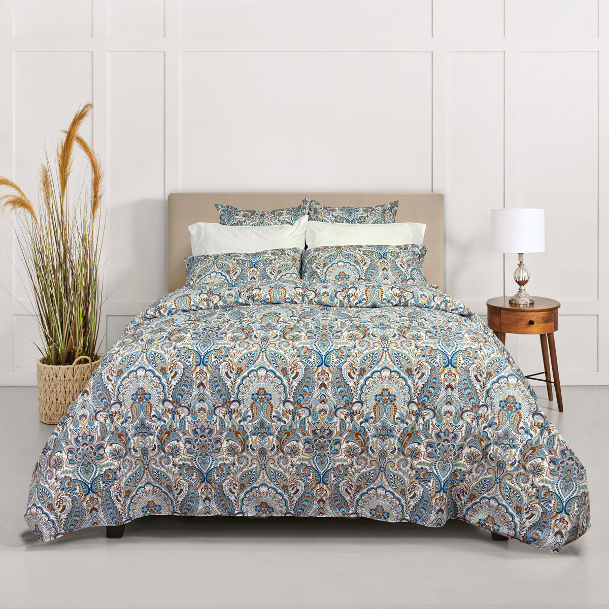 Cuddle-Down Percale Prints Cotton Duvet Covers