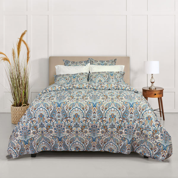 Cuddle-Down Percale Prints Cotton Duvet Covers