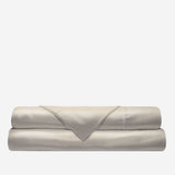Capri Platinum sateen folded sheets