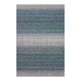 Chilewich Shag Floormats 18×28 Lagoon Fade Stripe
