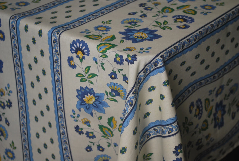 Rectangle French Coated Tablecloths Le Cluny