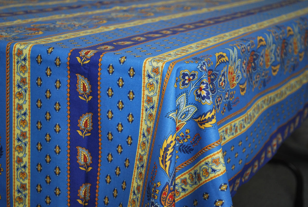 Square French Coated Tablecloths Le Cluny