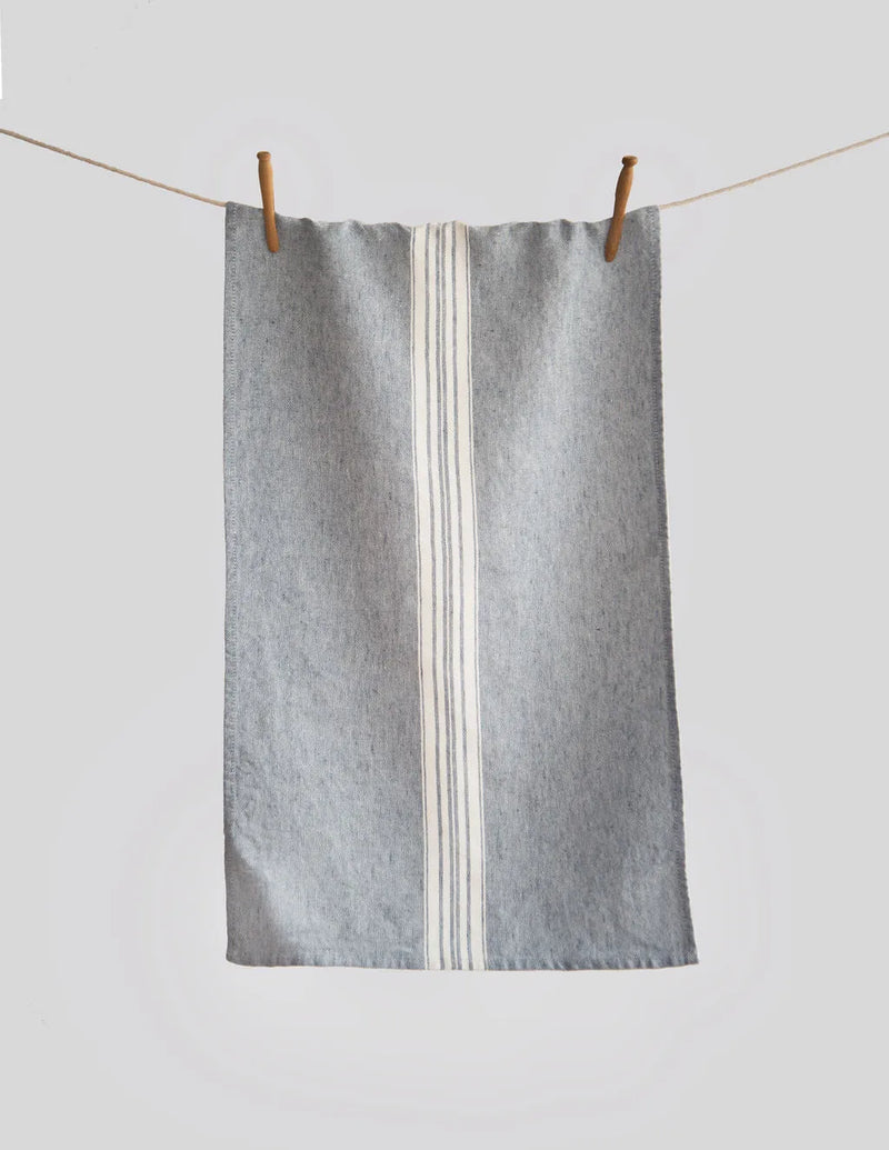 Maison Tea Towels Blue Mirage with White Stripes (1)