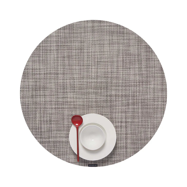 Chilewich mini basketweave round placemats