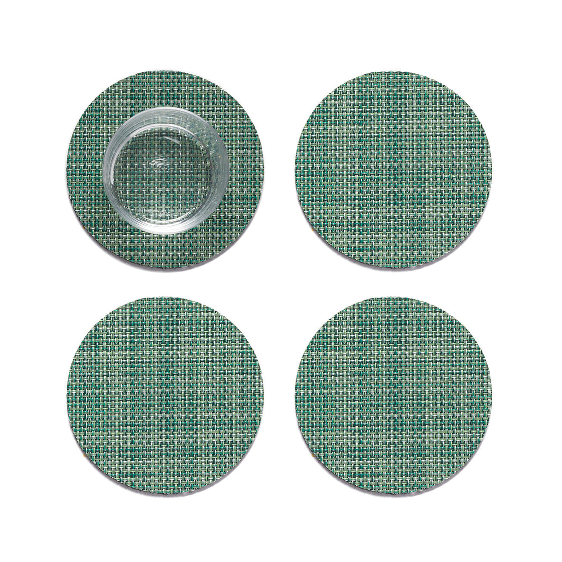 Chilewich Coasters — Ivy Mini Basketweave