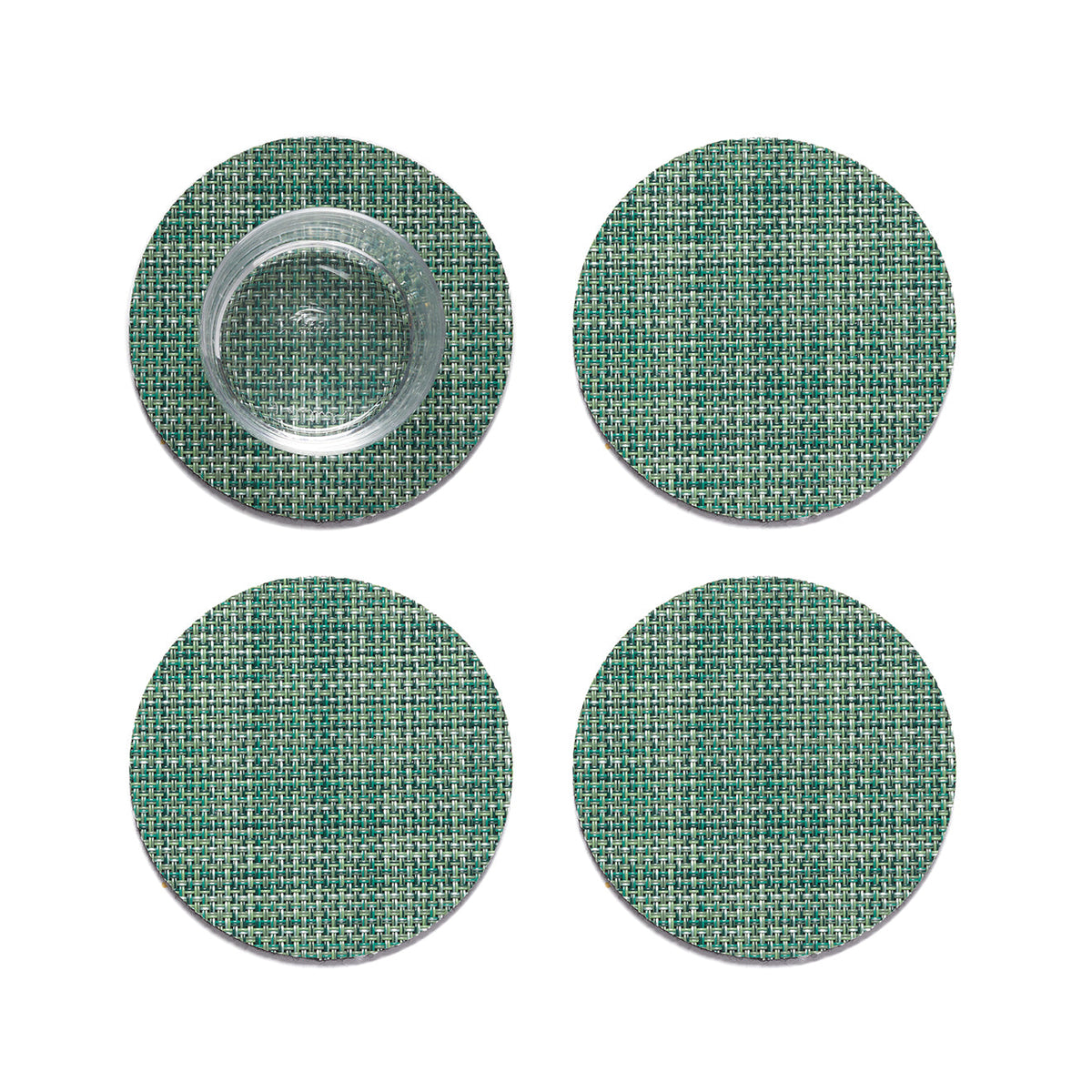 Chilewich Coasters — Ivy Mini Basketweave