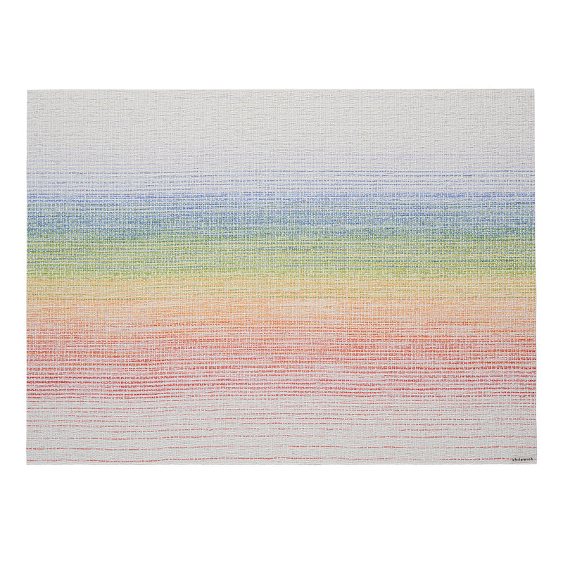Chilewich Table Mats Rectangular or Square — Rainbow Ombre / Standard