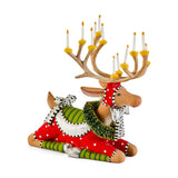 Patience Brewster Dash Away Dasher Sitting Reindeer Figure