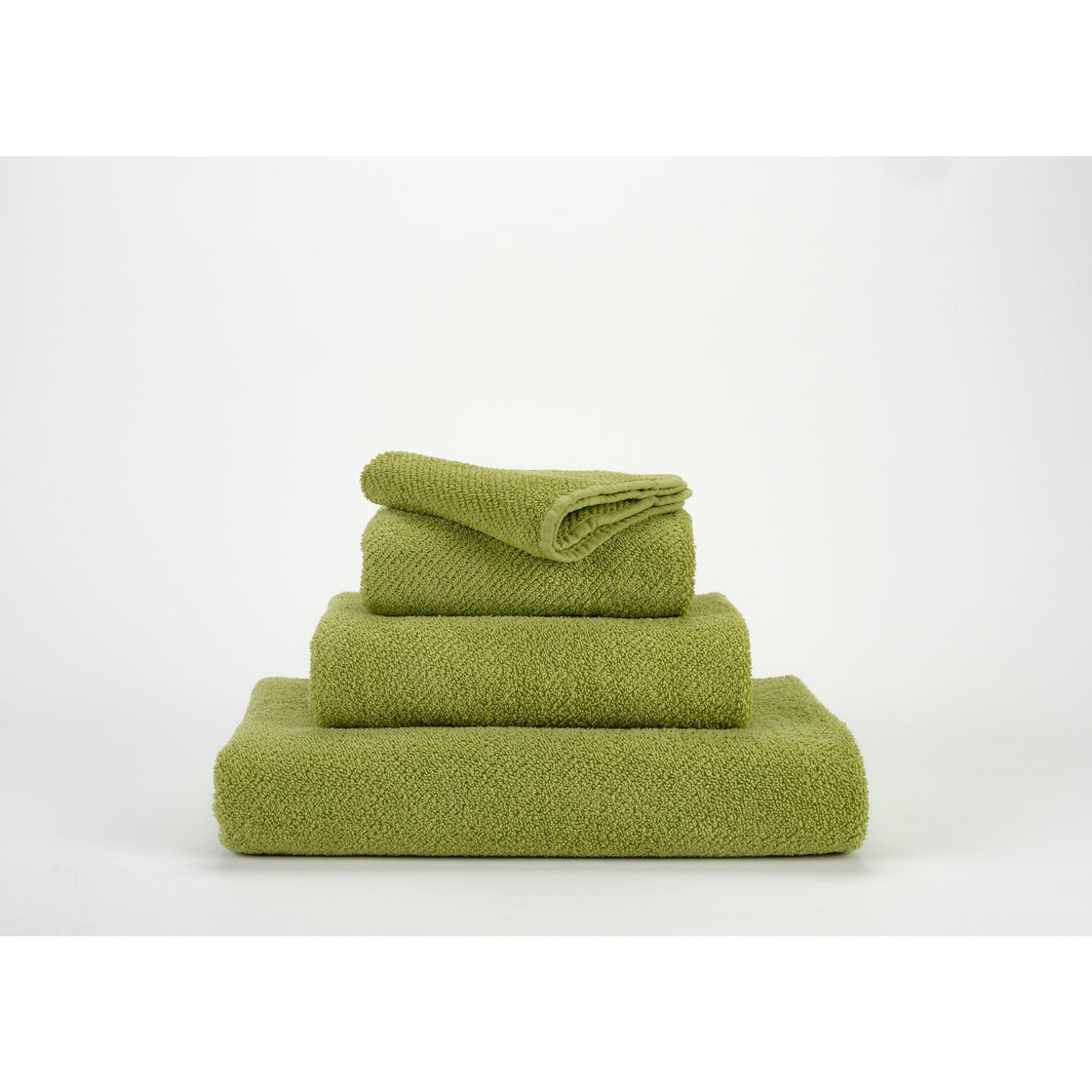 Abyss Twill Apple Green bath towel