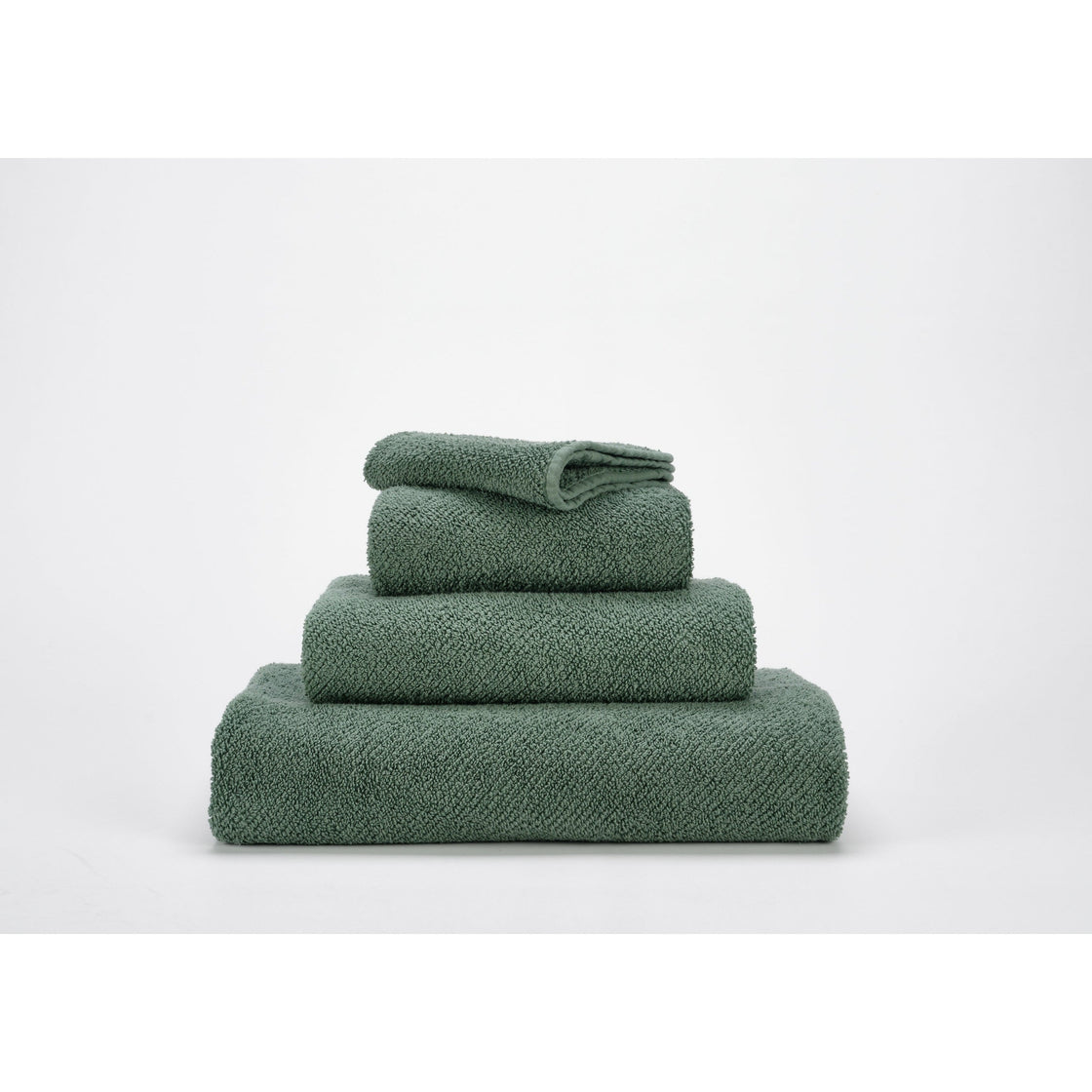 Abyss Twill Evergreen bath towel