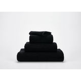 Abyss Twill Black bath towel