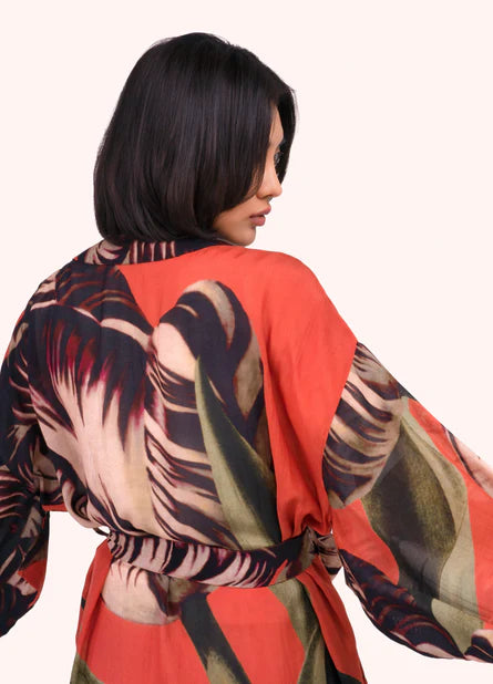 Powder kimonos long