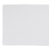 Abyss Double Sided Super Pile Tub Mat White