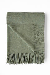 [from linenway.com] Alpaca Merino Wool Throws - Alpina Moss