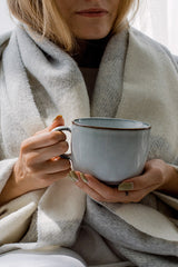 [from linenway.com] Alpaca Scarves - Ivory/Smoke + St Louis