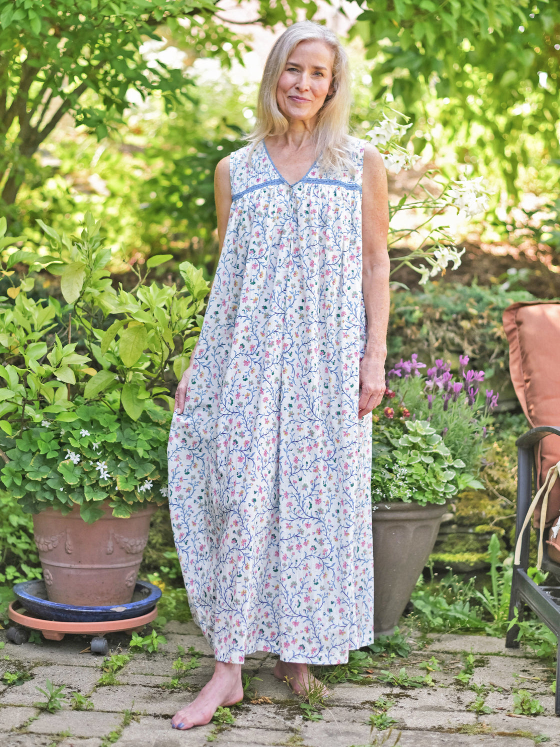 [from aprilcornell.ca] April Cornell Nighties Chelsea — White