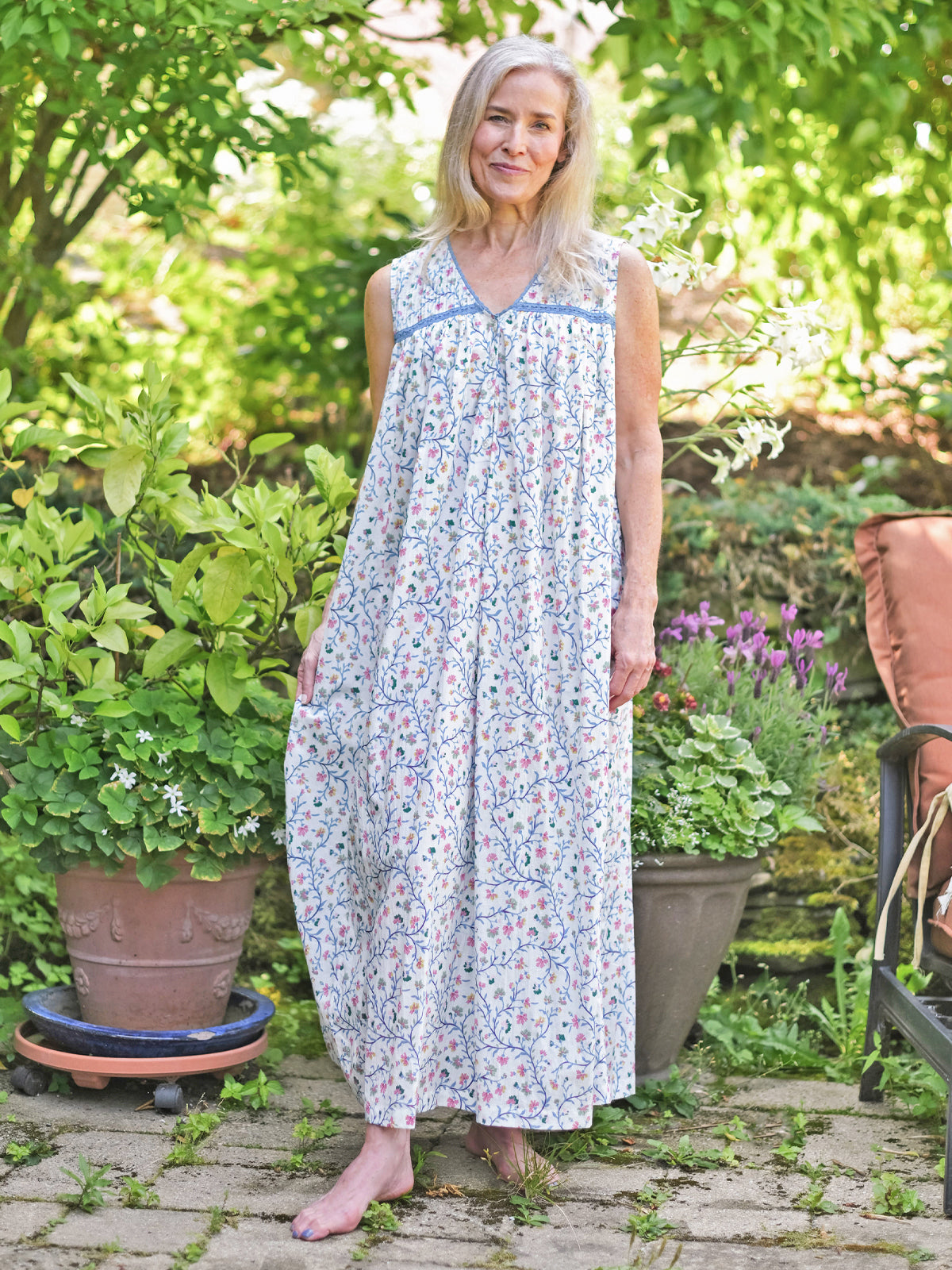 [from aprilcornell.ca] April Cornell Nighties Chelsea — White