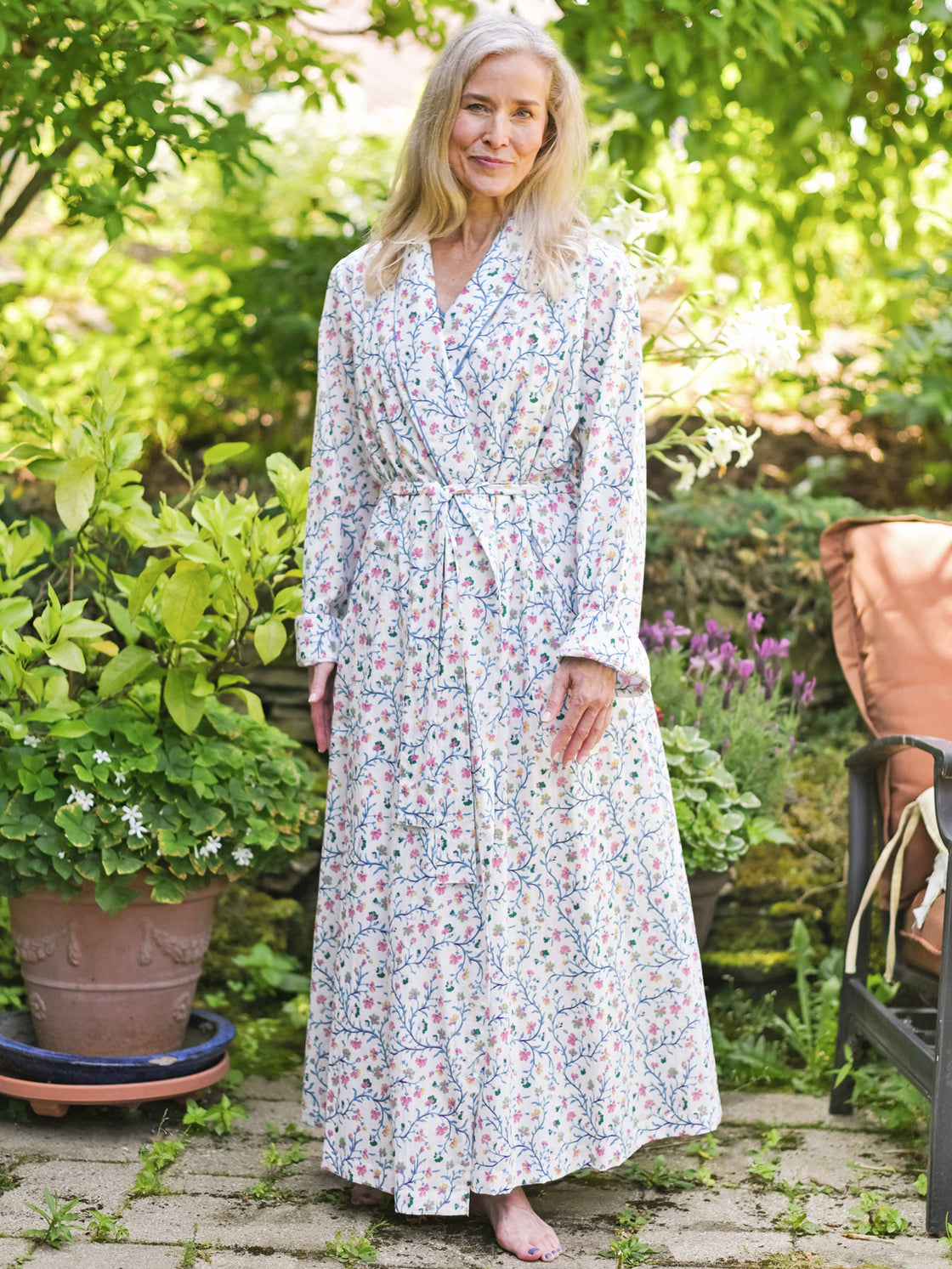 [from aprilcornell.ca] April Cornell Robes Chelsea — White