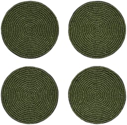 Beaded Coasters Set of 4