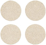 Beaded Coasters Set of 4