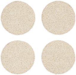 Beaded Coasters Set of 4