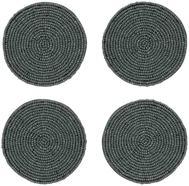 Beaded Coasters Set of 4