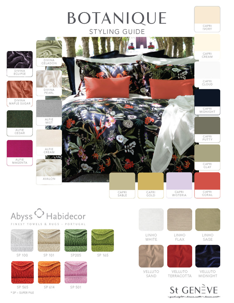 Botanique Duvet Covers and Shams Duvet Cover Detail 7
