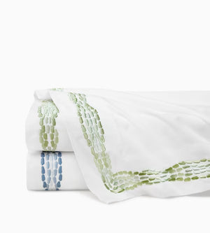 Sferra Cobble Stone Queen Flat Sheets
