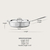 All-Clad D3 3 Qt Saute Pan