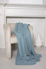 [from linenway.com] Hampton and Cabana Linen Throws - Ocean