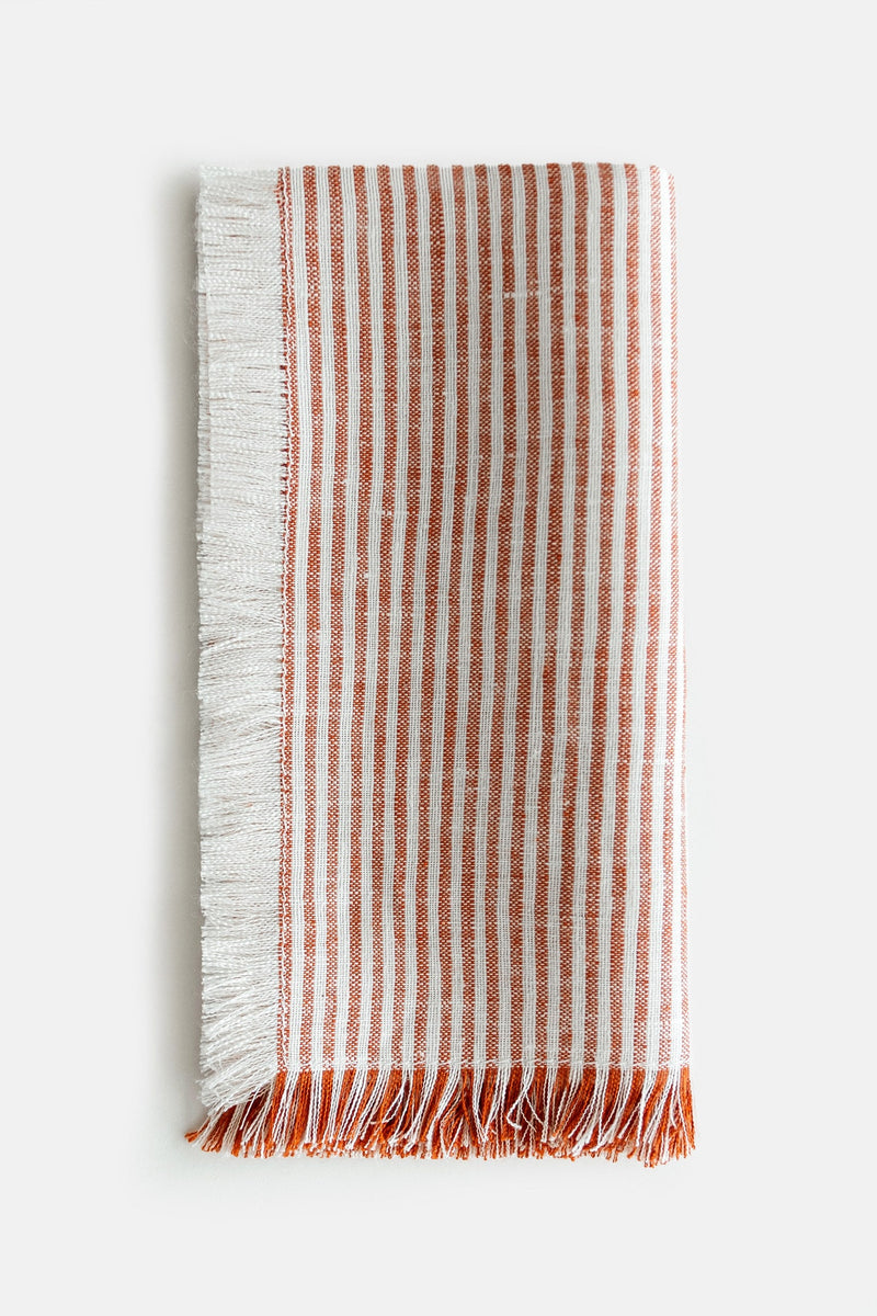Linenway Annex Napkins - Red Stripe