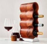 Nambé Curvo Wine Rack 17.5 Inches