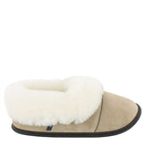 Tan with Brown Fleece