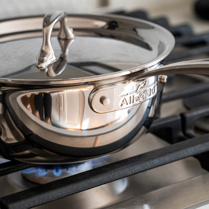 All-Clad Graphite Core 2.5 Qt Saucier w/Lid