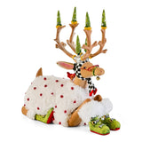 Patience Brewster Dash Away Blitzen Sitting Reindeer Figure