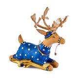 Patience Brewster Dash Away Comet Sitting Reindeer Figure