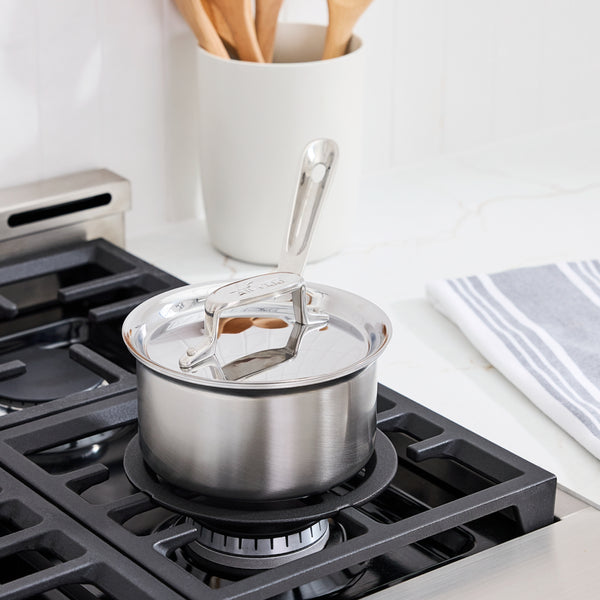 All-Clad D5 Saucepan with Lid 1.5 Quart