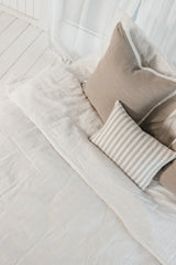 [from linenway.com] Trieste Linen King Duvet Cover - White Duvet Cover Set