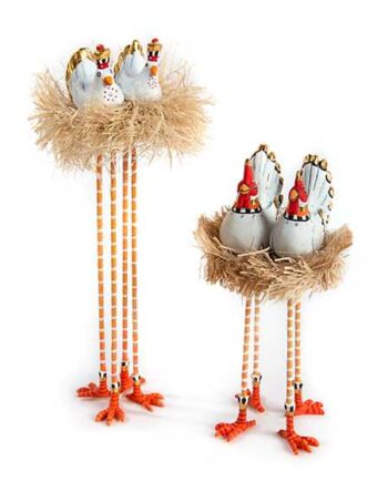 Nativity chickens and doves