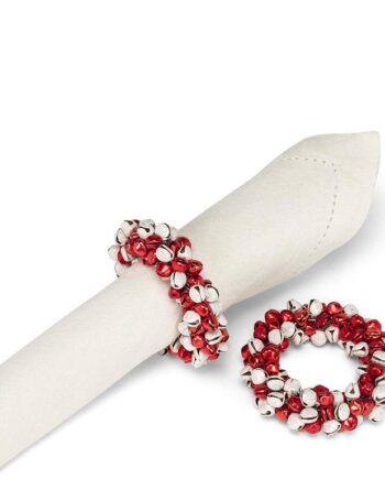 Jingle bell napkin ring
