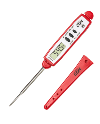 Digital pen thermometer red waterproof
