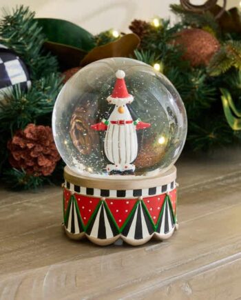 PB Penguin snow globe